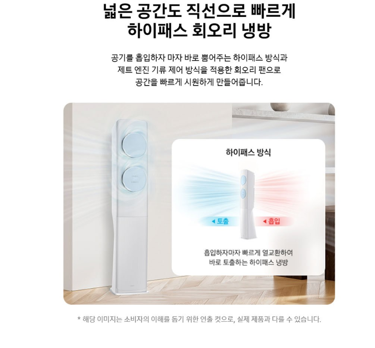 삼성전자 BESPOKE AI 무풍 클래식 홈멀티형 에어컨 AF70F17D11LRT 이미지 5
